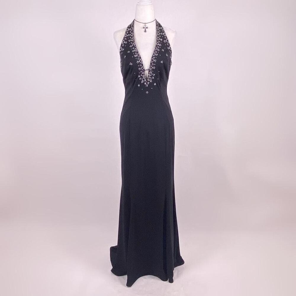 Vintage 2000s black whimsigoth dress
